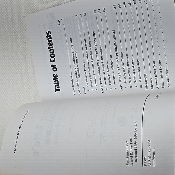 3/$20  Solving life's problems: A Christian approach - Picture 8 of 12